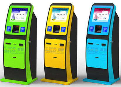 Self Services Bill Payment Kiosk Capacitive Touch Screen Vending Bill Payment Kiosk With Magnetic Card Reader